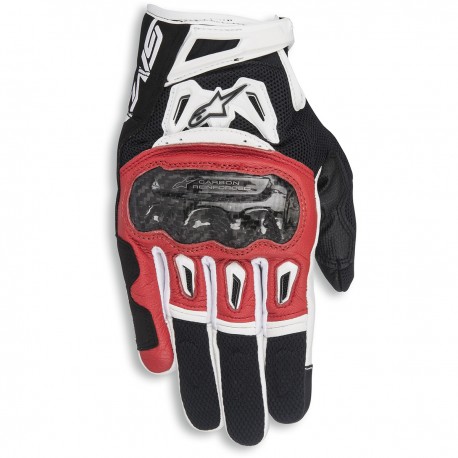 Guanti Alpinestars Atom black white gloves moto