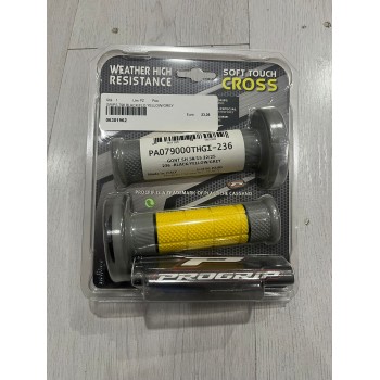 Manopole Progrip Grigio/giallo