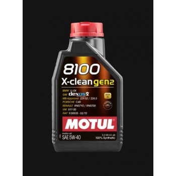 Motul 8100 X-Clean Gen2 5w-40